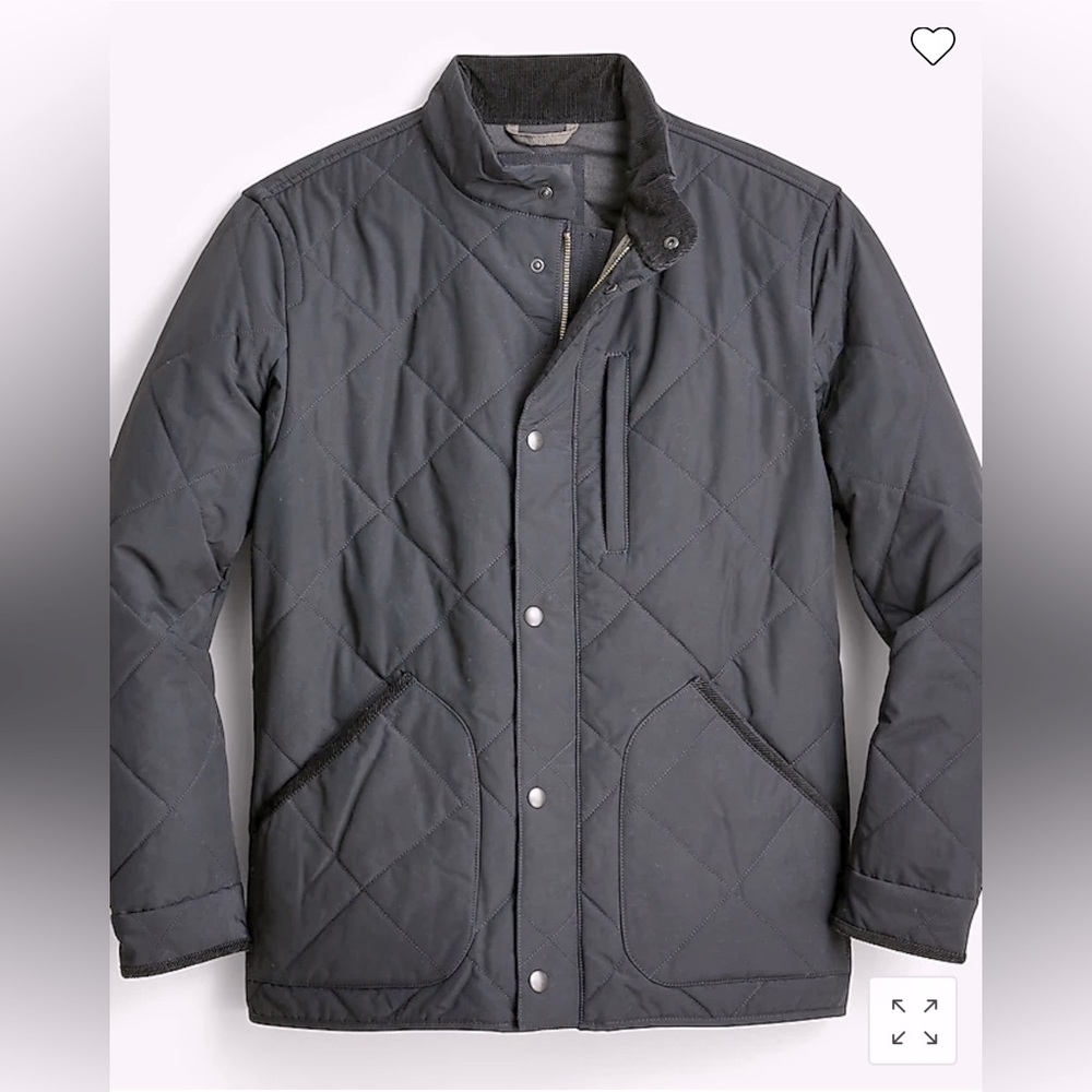 J. Crew Sussex quilted jacket with PrimaLoft® - Midnight Navy XL